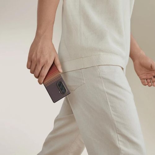 купить Чехол для смартфона Pitaka Ultra-Slim Case for Galaxy Z Fold 7 Sunset Rear cover (FSFold7) в Кишинёве 