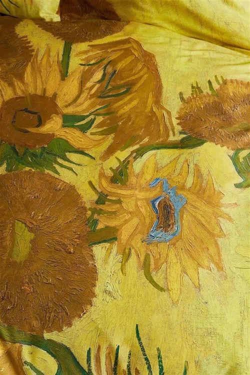 cumpără Lenjerie de pat Beddinghouse 188814 (Van Gogh) Tournesol 140x200/220 Yelow în Chișinău 