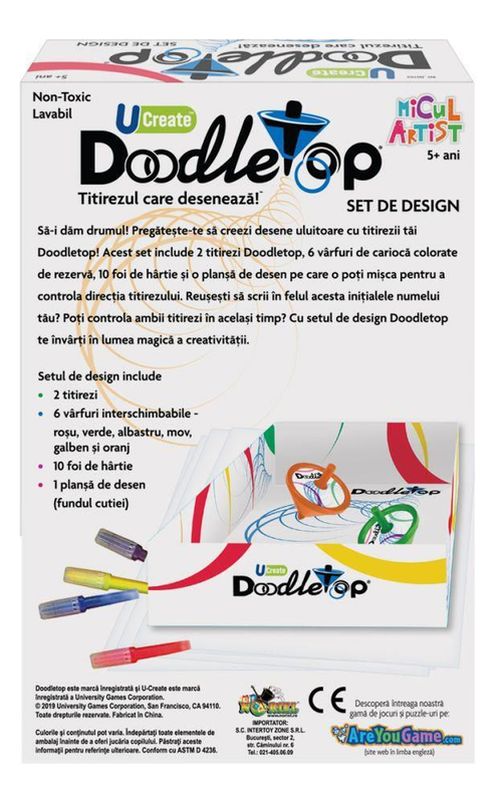 купить Набор для творчества Noriel INT_N0762 Micul Artist Doddletop Desing Kit в Кишинёве 