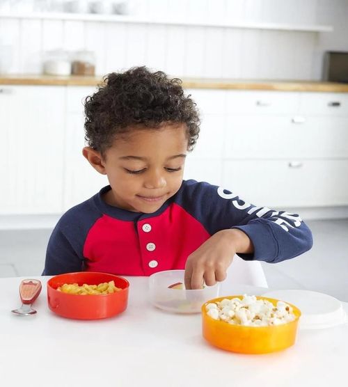 купить Посуда для кормления Skip Hop 252249 Set 3 boluri anti-alunecare Zoo Vulpe в Кишинёве 