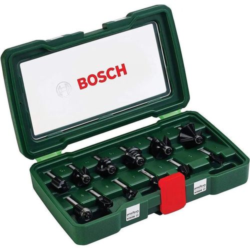 купить Набор головок, бит, насадок Bosch 2607019446 Set de freze 12buc в Кишинёве 