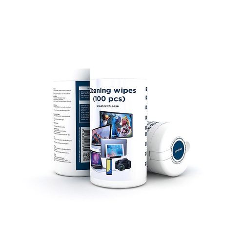 купить Gembird Cleaning wipes (CK-WW100-01), Cleaning wipes LCD/TFT 100 pcs в Кишинёве 