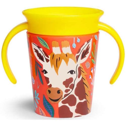 cumpără Cană cu pai Munchkin MUN0117gir Miracle Wildlove, Girafa (180ml) în Chișinău 