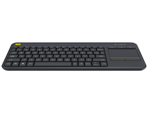 cumpără Tastatura Logitech K400 Plus Black TV Wireless Touch Keyboard USB, 920-007147 (tastatura fara fir/беспроводная клавиатура) în Chișinău 