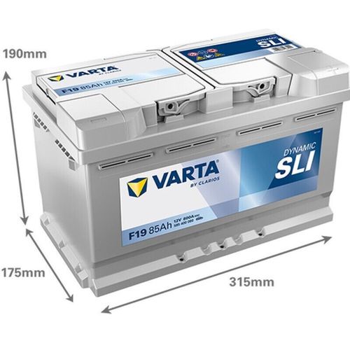 купить Автомобильный аккумулятор Varta 85AH 800A(EN) клемы 0 (315x175x190) S5 011 (585400080K262) в Кишинёве 