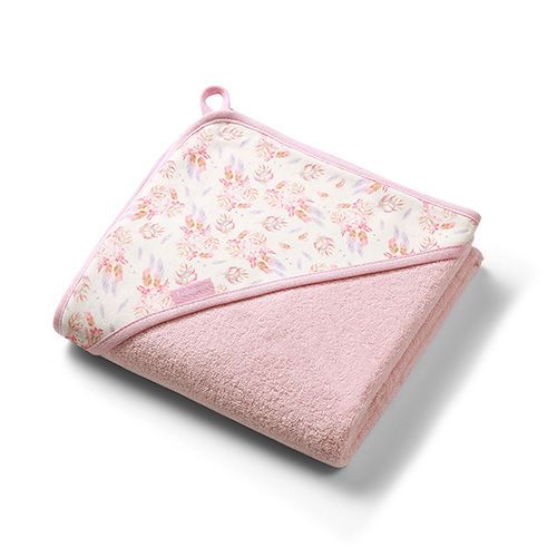 Полотенце с капюшоном Babyono Pink 100x100 см 