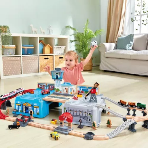 купить Конструктор Hape E3773 Setul de joc Transport Urban în Lădiță в Кишинёве 