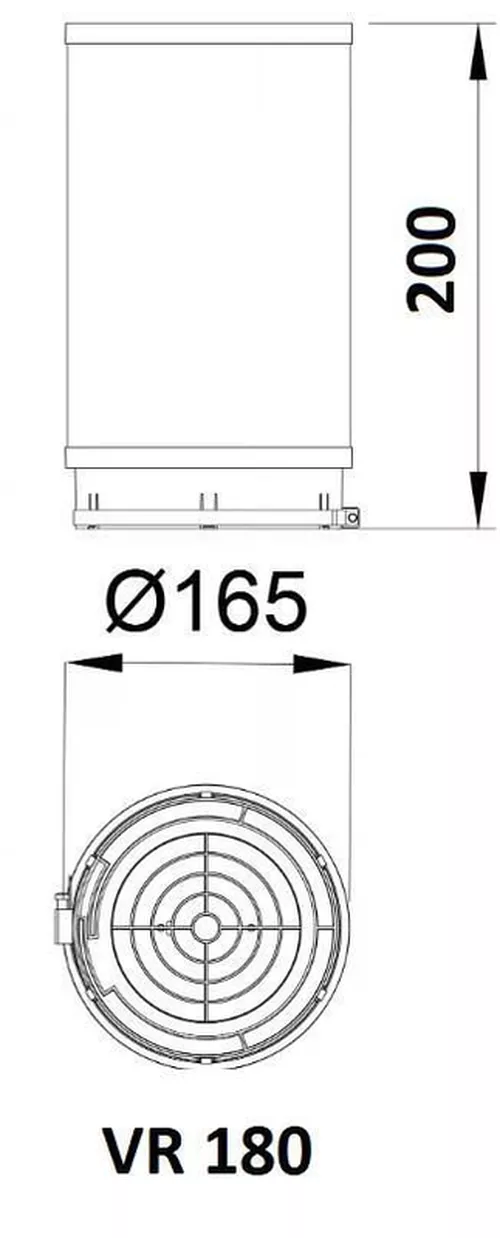 купить Фильтр для вытяжки Backer VR 180 в Кишинёве 