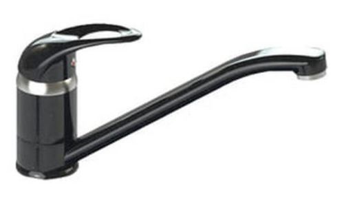 купить Смеситель кухонный Sandy 49188 Nobilis cu pipa Clasic, lunga, negru в Кишинёве 