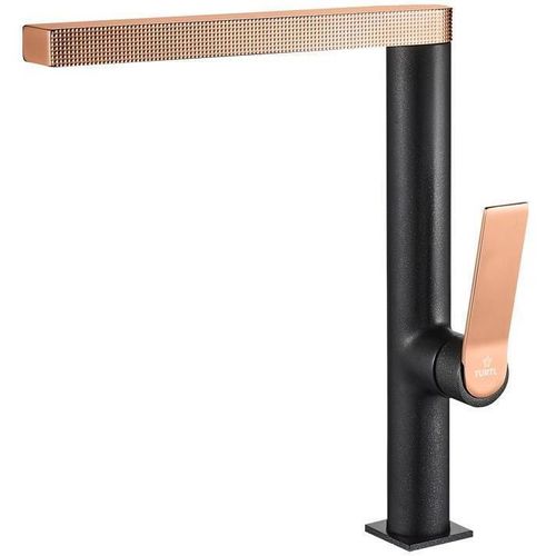 cumpără Bateria bucătărie Helika-AquaSanita 7083-601C CANTUS Black metallic copper în Chișinău 