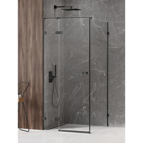 cumpără Cabină de duș New Trendy Avexa Black Rectangular L 100x80x200 Hinged EXK-1586 în Chișinău 