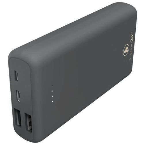купить Аккумулятор внешний USB (Powerbank) Hama 201739 “Travel” Power Pack with Cable, 10000mAh, 2 Outputs: 2x USB-C, anthracite в Кишинёве 