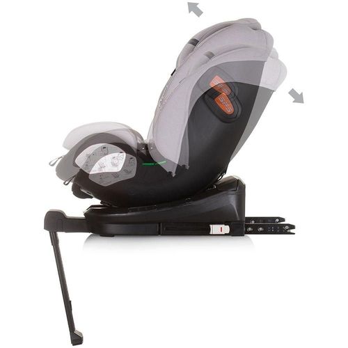 cumpără Scaun auto Chipolino STKTRN02404AS I-Size 40-150cm Isofix 360 Tourino Ash Grey în Chișinău 