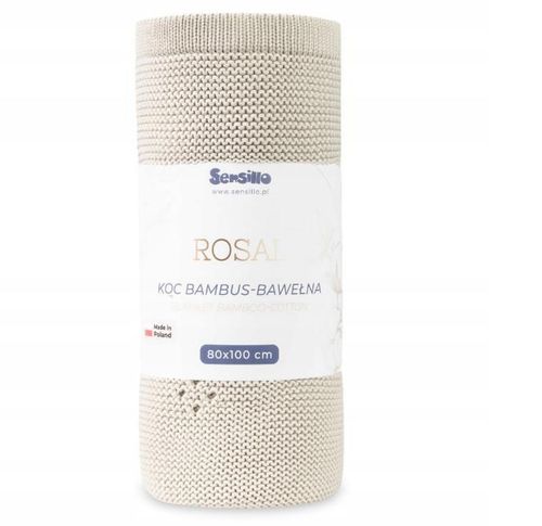 cumpără Lenjerie de pat pentru copii Sensillo 43471 Плед Rosal 80x100 Cool Beige în Chișinău 