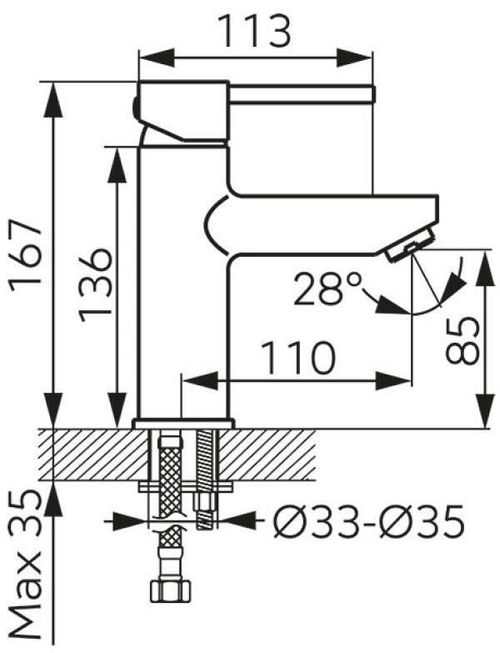 cumpără Baterie lavoar Ferro FIESTA BFI2G Auriu în Chișinău 