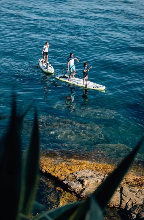 cumpără Accesoriu pentru înot Cressi-Sub Placa gonflabila SOLID TANDEM DC ISUP Grey/Fluo 12.2 (NB001270) în Chișinău 