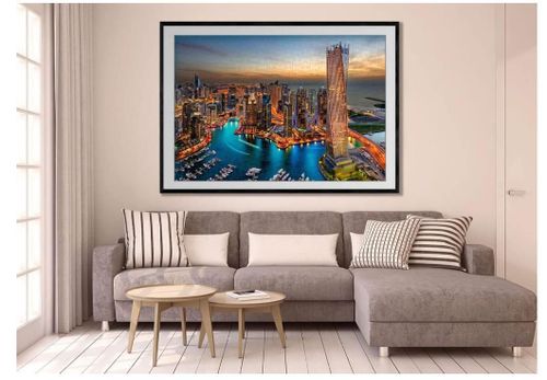 купить Пазл Trefl 37455 Wooden puzzle. Dubai, 500el в Кишинёве 