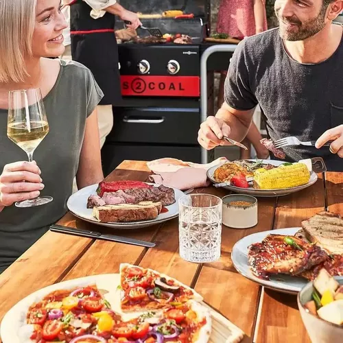 купить Мангал Char-Broil Gratar pe gaz&carbuni Gas2Coal 3 Burner Hybrid (468300618) в Кишинёве 