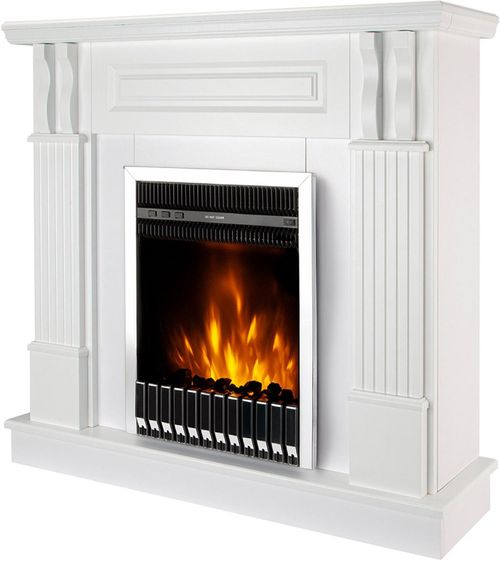 купить Камин электрический ArtFlame Veronix & Gala Silver, 1000x1050x300mm, Alb в Кишинёве 