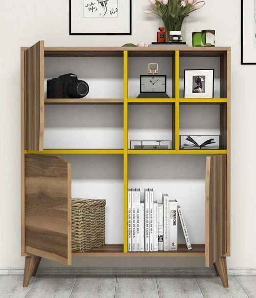 купить Комод Trendy Puls-Nuc, Galben 100x115x30cm, multifunctionala (GTR006631) в Кишинёве 