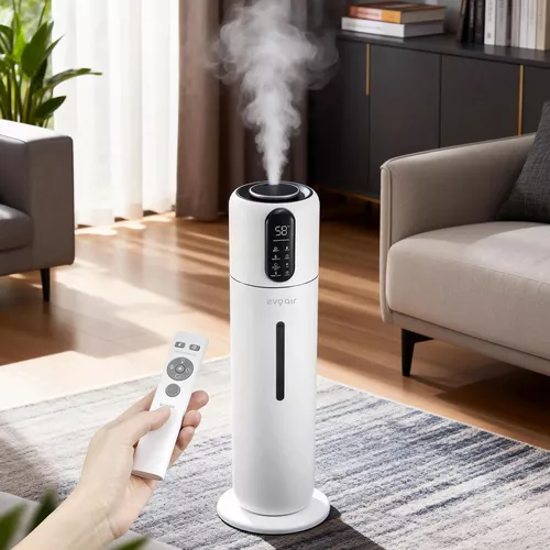 купить Увлажнитель воздуха EvoAir STEAMI X8500 Smart, Wi-Fi, резервуар 8,5 л, производительность увлажнения 300 мл/ч в Кишинёве 