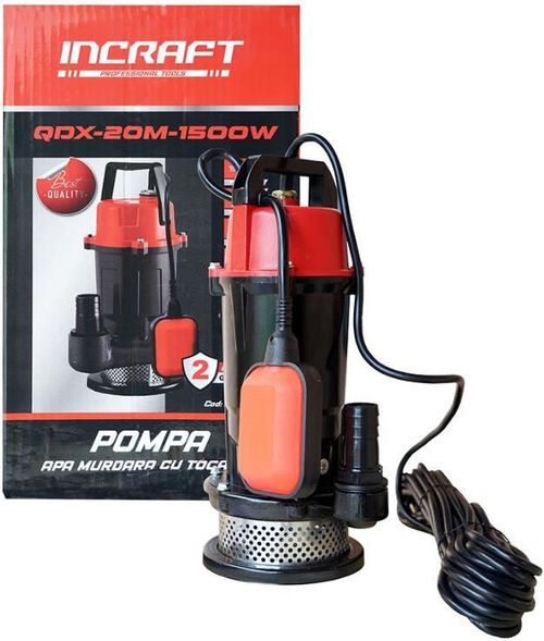 купить Насос Incraft QDX-20M-1500W Pompa de drenaj cu turbina (MSD-026569) в Кишинёве 
