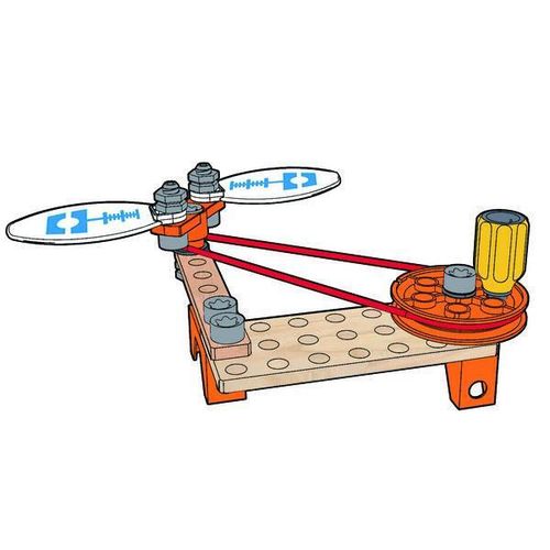 купить Конструктор Hape E3032 Set cu unelte Tânăr Inventator în cutie в Кишинёве 