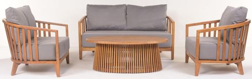 cumpără Mobilier pentru grădină SunYard Set York (canapea tripla, 2 fotolii, masuta) în Chișinău 