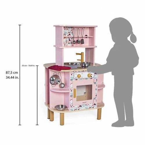 cumpără Bucătărie și veselă de jucărie Janod J06616 Bucatarie din lemn Double-Sided Playset în Chișinău 