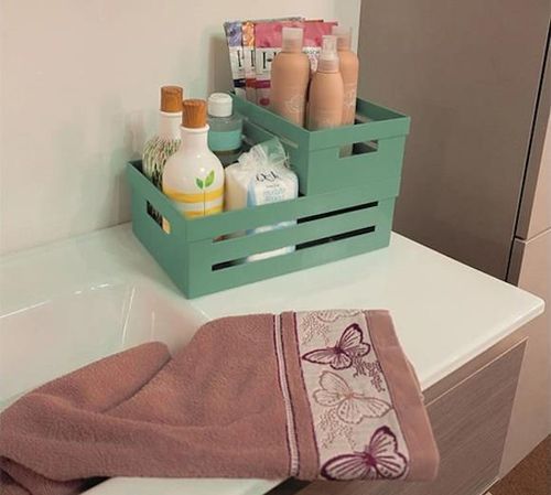 купить Короб для хранения Snips 56403 Cutie organizator 2l 20x15x8.5cm, verde в Кишинёве 