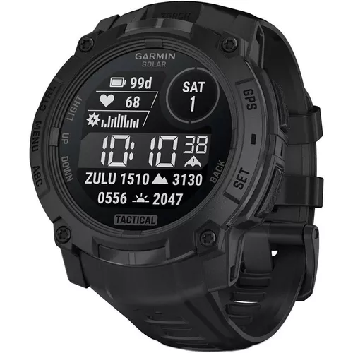 купить Смарт часы Garmin Instinct 3 – 50 mm, Solar, Tactical Edition, Black with black silicone band в Кишинёве 