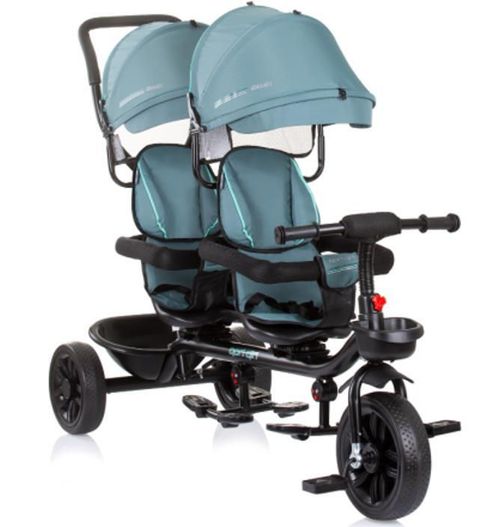 купить Велосипед-коляска Chipolino TRKHH0234AL Hip Hop aloe для близнецов в Кишинёве 