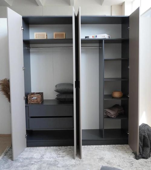 cumpără Dulap Fabrik Home Balton Антрацит/Глиняный серый în Chișinău 