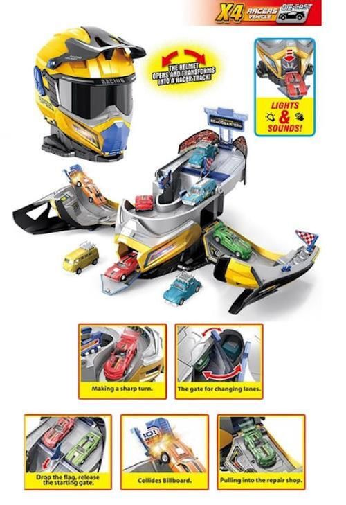 купить Игрушка Essa SK-637SA Cască de joacă transformabila cu 4 mașinuțe в Кишинёве 