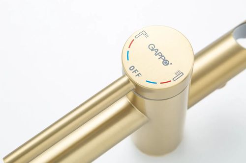 cumpără Baterie pentru cadă Gappo G3006-3 Satin Gold cada Freestanding în Chișinău 