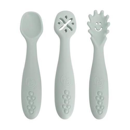 купить Посуда для кормления Dreambaby G5075 Scomash Twist Seafoam, набор из трёх силиконовых ложек в Кишинёве 