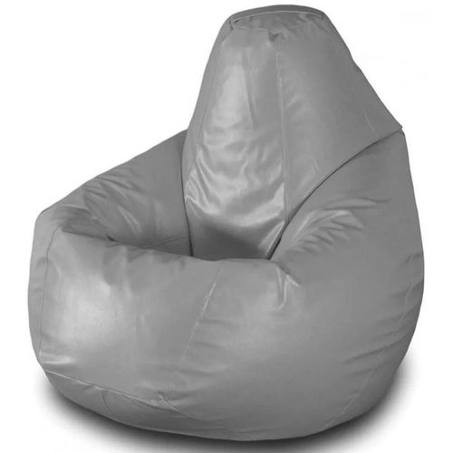 купить Кресло-мешок BeanBag BM0580, Груша из глянцевой экокожи Max, XL, Серый в Кишинёве 