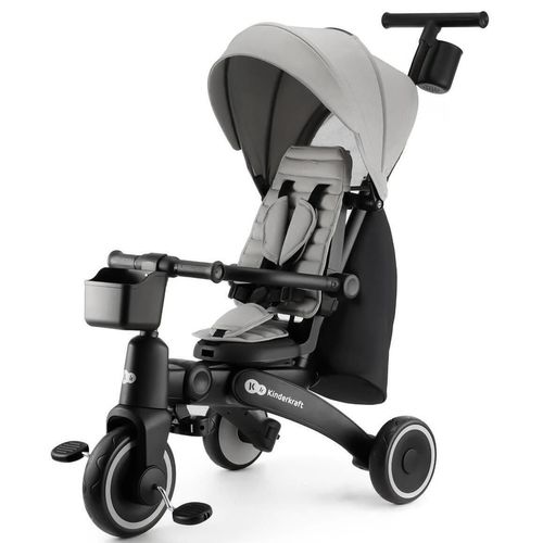 cumpără Bicicletă-cărucior KinderKraft Jazz 2 KRJAZZ02GRY0000 Rocket Grey în Chișinău 
