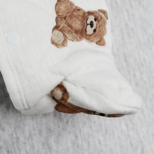 cumpără Haine pentru copii Minikin 241901756 Muslin Комбинезон с капюшоном молочный медвежонок 0-1 мес (56 см) în Chișinău 