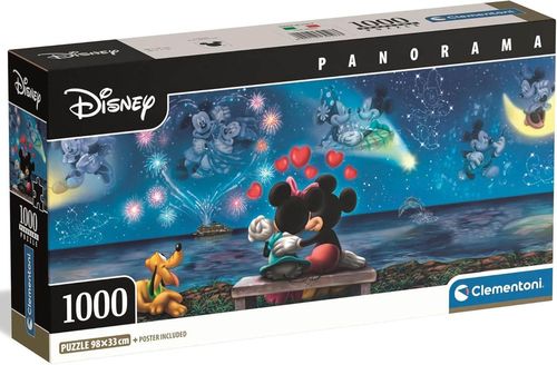 cumpără Puzzle Clementoni 1000 Panorama Mickey and Minnie (39503) în Chișinău 