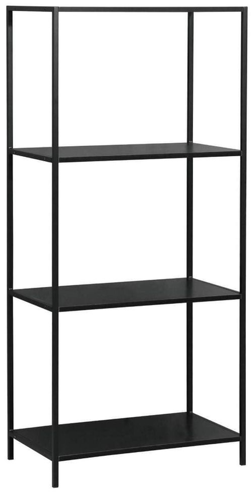 купить Офисный стеллаж Deco Cona 4 nivele (50x30x110.5H) Black в Кишинёве 