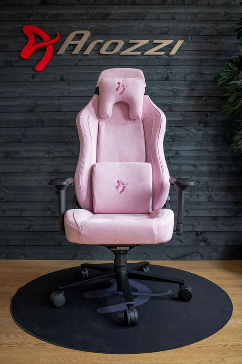 купить Офисное кресло Arozzi Vernazza SuperSoft Fabric, Pink в Кишинёве 