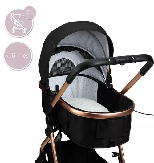 купить Детская коляска MoMi Limuru 2/1 Black в Кишинёве 