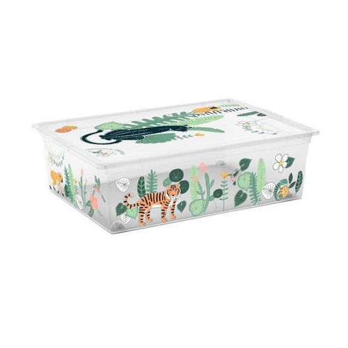 cumpără Cutie depozitare KIS 46864 Коробка с крышкой C-box Tropical L 27l, 55x39x17cm în Chișinău 