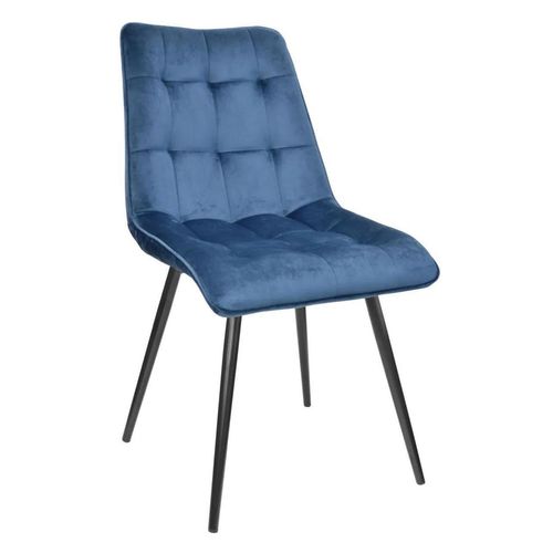cumpără Scaun Deco Capella Blue+Black Leg în Chișinău 