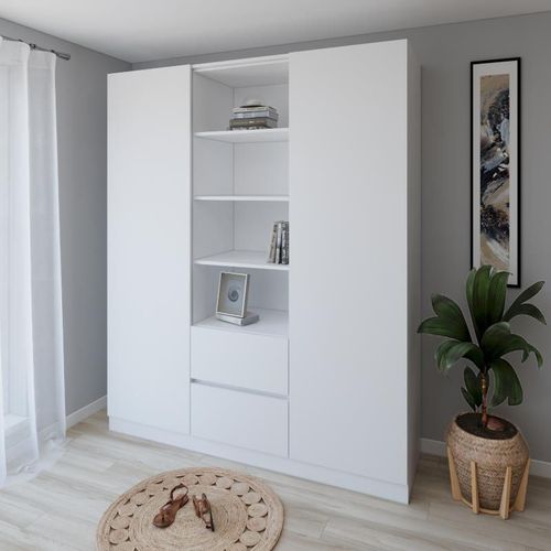 купить Шкаф Smartex (15850) N14 180cm Alb в Кишинёве 