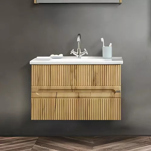 купить Шкаф под умывальник Martat Duo 80cm (oak) в Кишинёве 