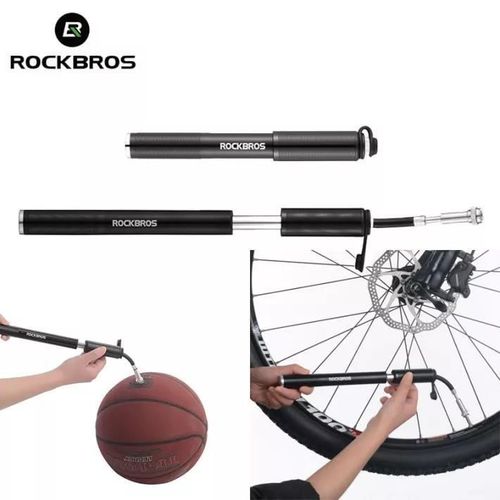 купить Аксессуар для велосипеда Rockbros HQ-52BK Pompa pentru bicicleta cu furtun, 160 PSI в Кишинёве 
