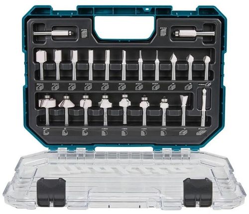 купить Набор головок, бит, насадок Makita D-74778 Set 22buc freze pentru lemn 8mm в Кишинёве 