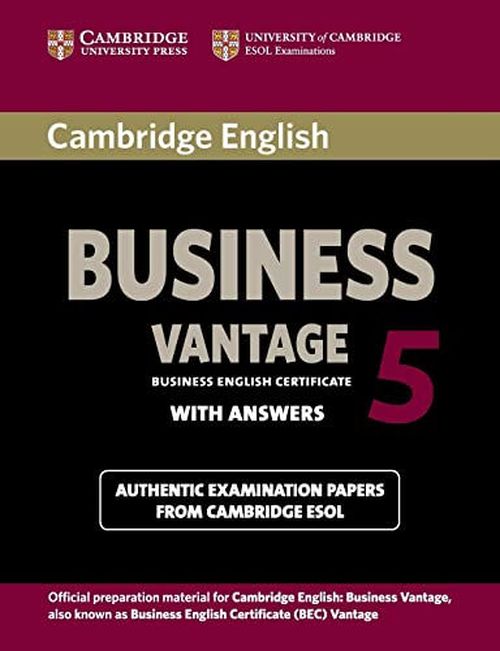 купить Cambridge English Business 5 Vantage Student's Book with Answers в Кишинёве 